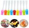 3 PCS New Oil Brush Silicone Baking Pastry Cream Red+Blue+Green